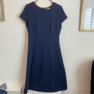 ⭐️ Boden blue  A-line short sleeve dress